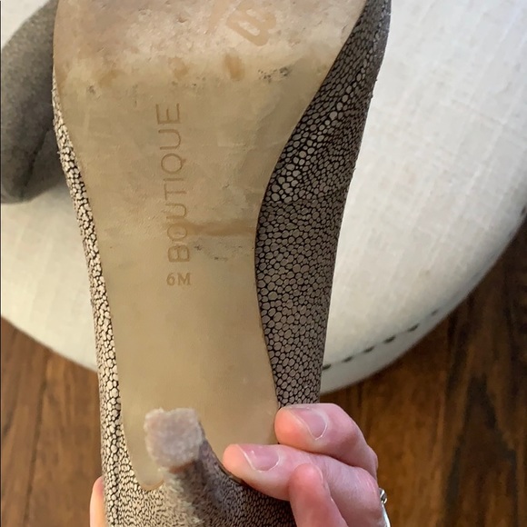 Boutique 9 peep toe heels- size 6 - Picture 4 of 4